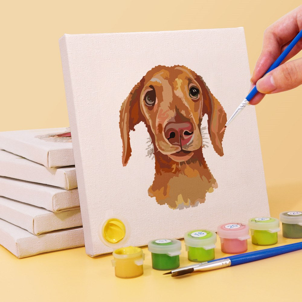 WOWDECOR Malen Nach Zahlen Kit 'Rotwein' – 40,6x50,8 Cm, Mit Rahmen, Für Erwachsene & Kinder