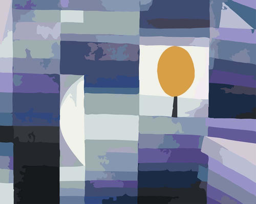 Malen nach Zahlen - Der Vorbote des Herbstes von Paul Klee