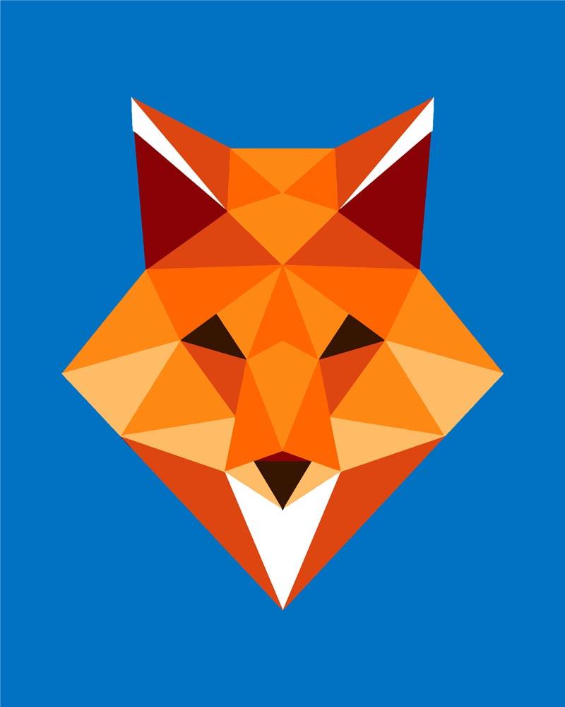 Malen nach Zahlen   Polygon Fuchs