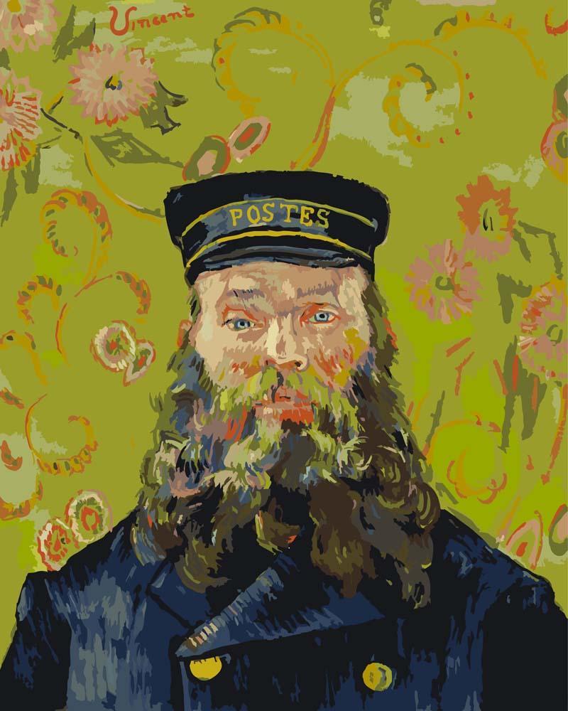 Malen nach Zahlen   Porträt des Postboten Joseph Roulin   Vincent van Gogh
