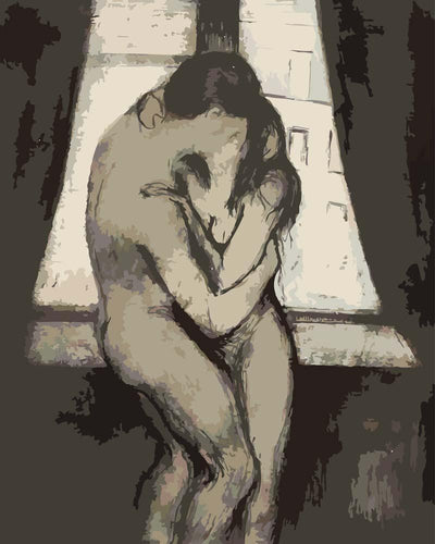 Malen nach Zahlen - The Kiss - Edvard Munch