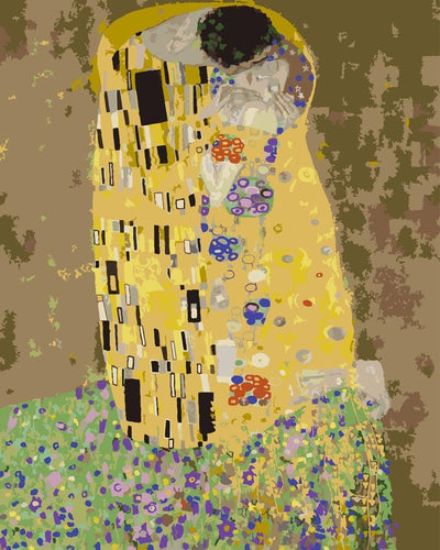 Malen nach Zahlen - The Kiss - Gustav Klimt