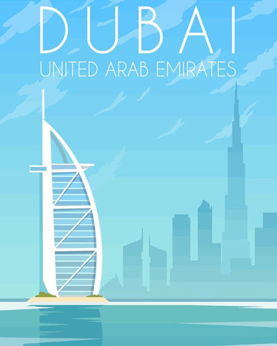 Malen nach Zahlen - Travel - Dubai