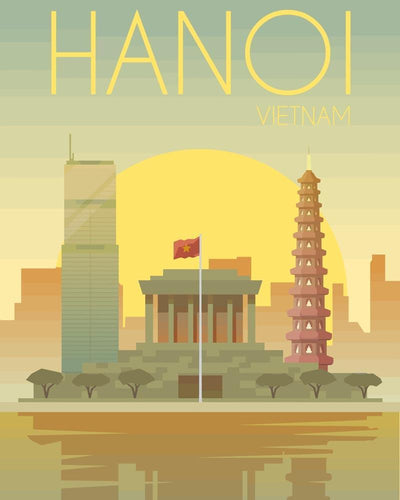 Malen nach Zahlen - Travel - Hanoi