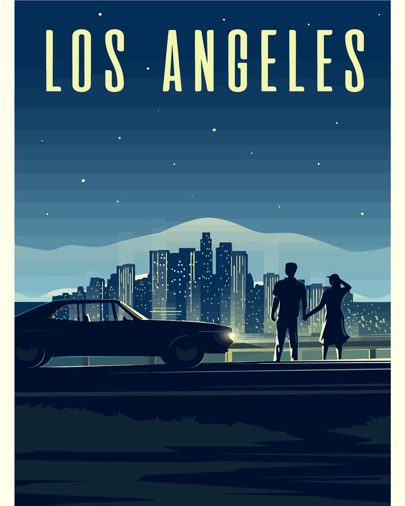 Malen nach Zahlen   Travel   Los Angeles
