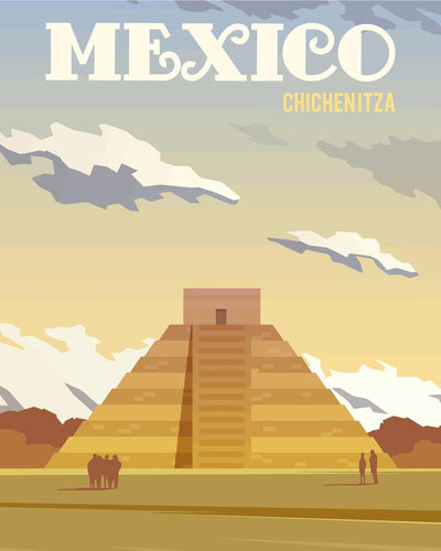 Malen nach Zahlen - Travel - Mexiko