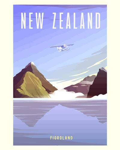 Malen nach Zahlen - Travel - Neuseeland
