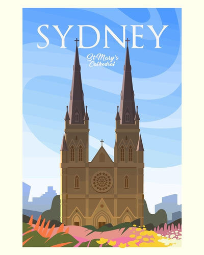 Malen nach Zahlen - Travel - Sydney Kirche