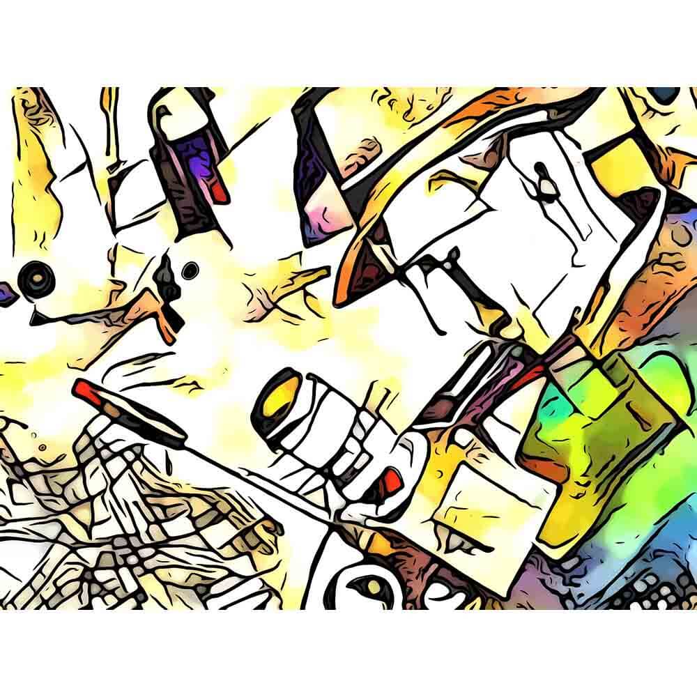 Malen nach Zahlen   Auf Motivsuche 1   Artist's Kandinsky Edition   by zamart