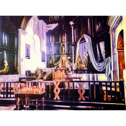 Malen nach Zahlen - Die Kirche Motiv 1 - Artist's Edition - by zamart
