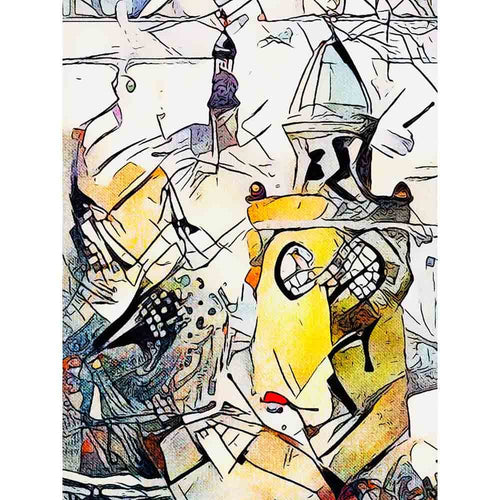Malen nach Zahlen - Hamburg meine Perle 6 - Artist's Kandinsky Edition - by zamart