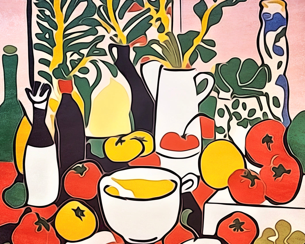 Malen nach Zahlen   Stillleben mit Tomaten by Zamart