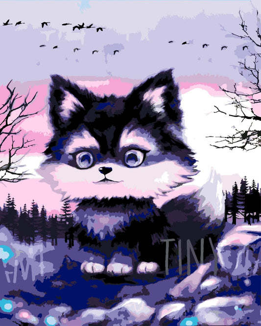 Malen nach Zahlen - Malen nach Zahlen - Wilbur Wolf - by Tiny Tami