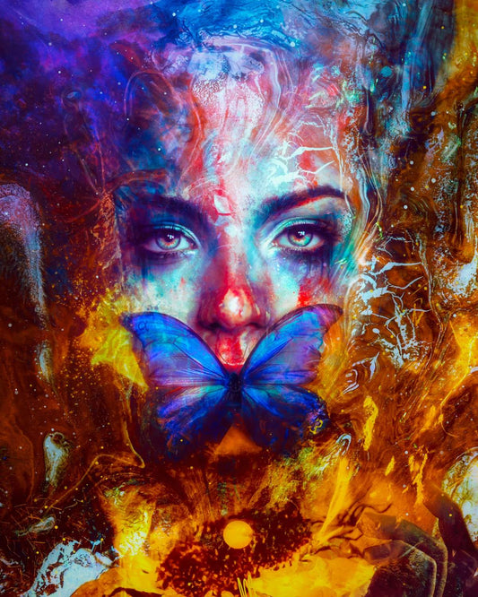 Malen nach Zahlen - Malen nach Zahlen - Cyclolysis Metamorphica - by Mario Nevado