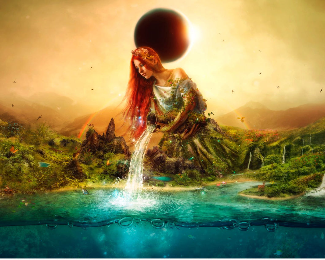 Malen nach Zahlen   Malen nach Zahlen   Fountain of Eternity   by Mario Nevado