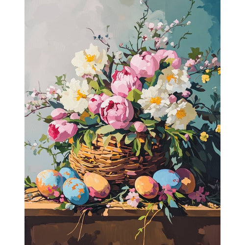 Malen nach Zahlen - Malen nach Zahlen - Osterblumen