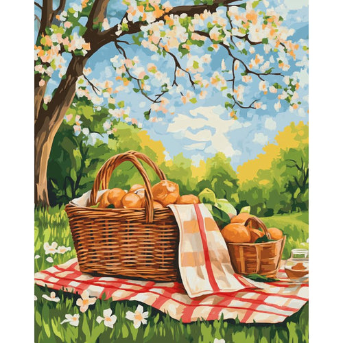 Malen nach Zahlen - Malen nach Zahlen - Picknickkorb