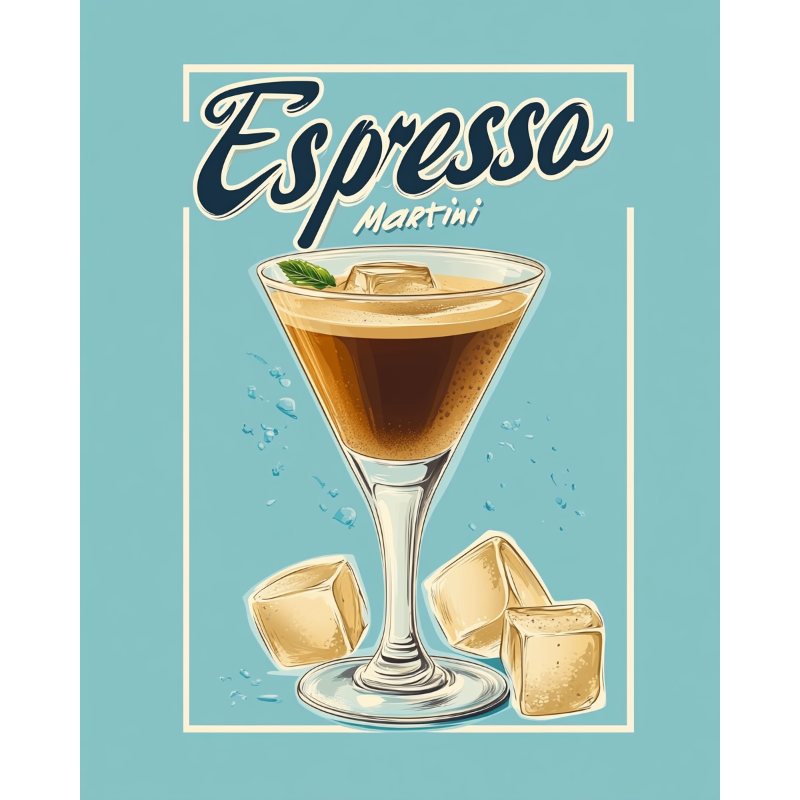 Malen nach Zahlen   Malen nach Zahlen   Espresso Martini