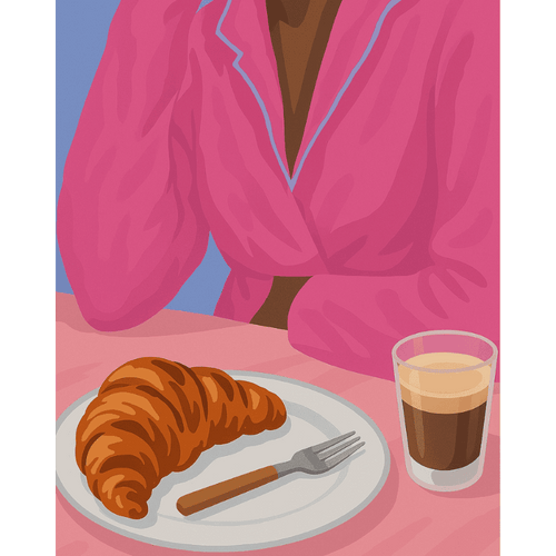 Malen nach Zahlen - Malen nach Zahlen - Französisches Frühstück