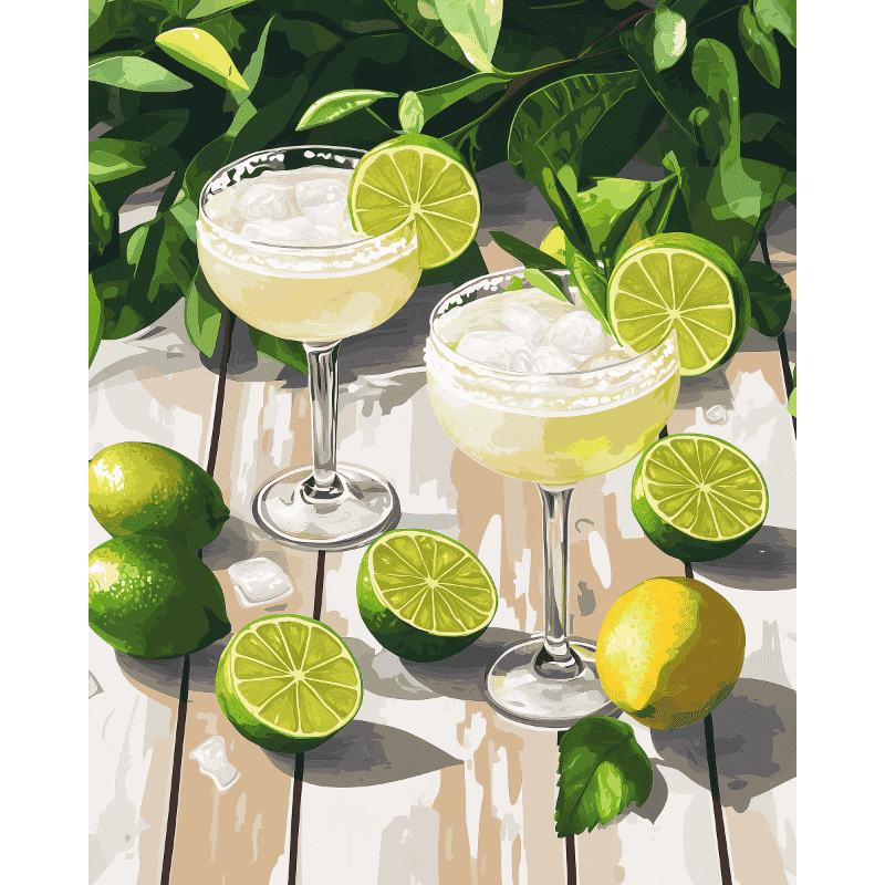 Malen nach Zahlen   Malen nach Zahlen   Margarita Cocktails