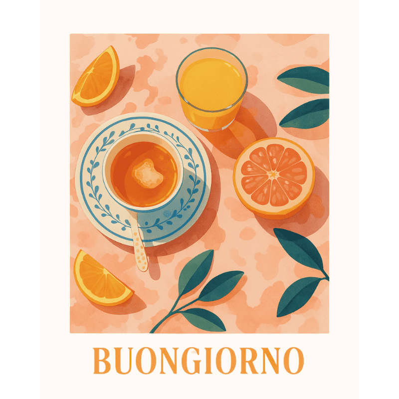 Malen nach Zahlen   Malen nach Zahlen   Italienischer Morgen