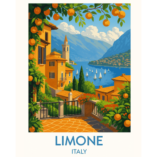 Malen nach Zahlen - Limone Italien