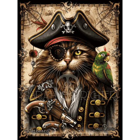 Malen nach Zahlen - Catbeard - by Sarah Richter-Malen nach zahlen