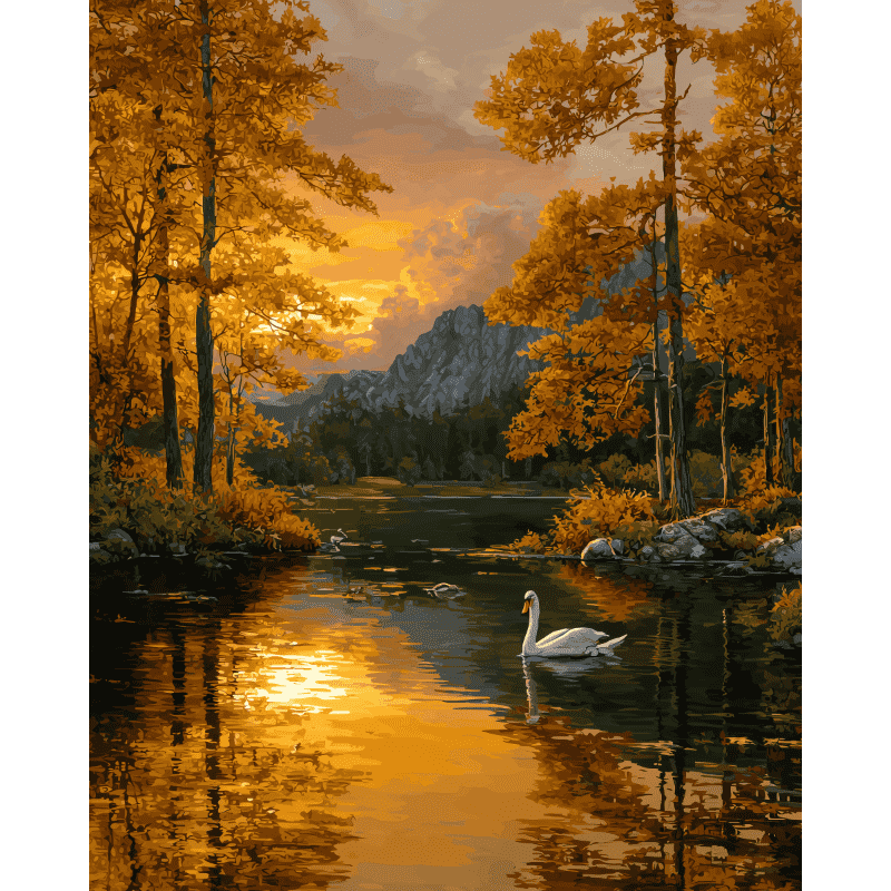 Malen nach Zahlen   Goldene Stunde