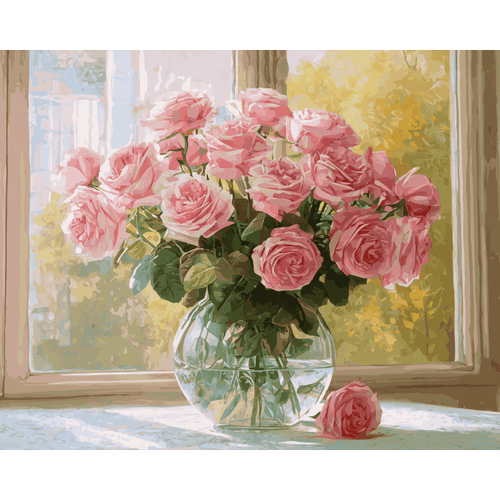 Malen nach Zahlen - Elegantes Bouquet