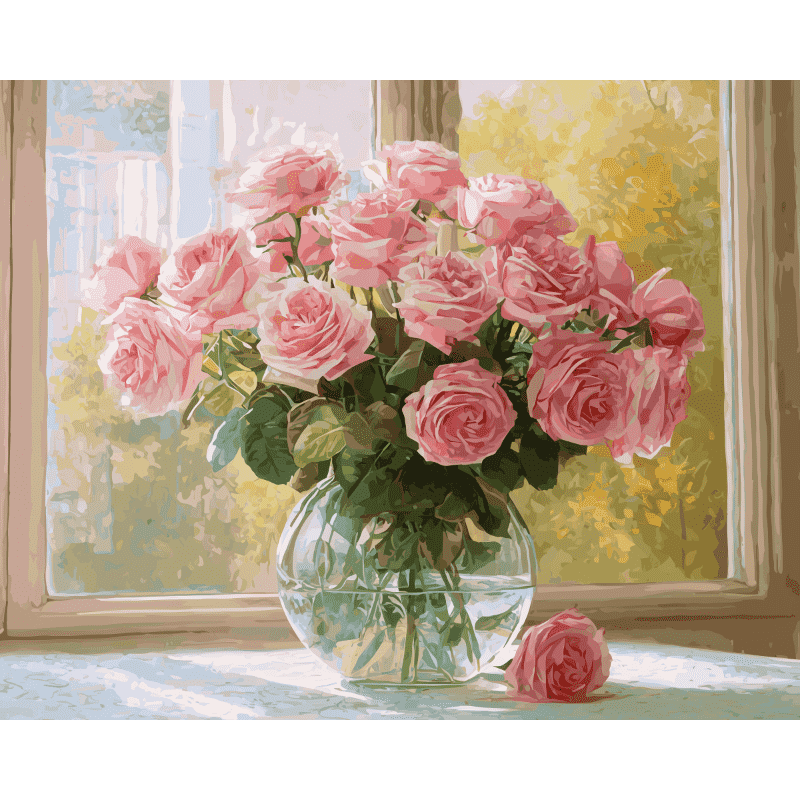 Malen nach Zahlen   Elegantes Bouquet