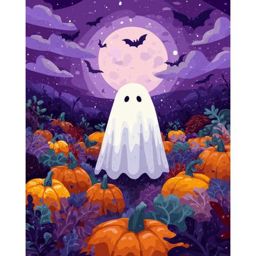 Malen nach Zahlen - Mitternachtsgeist