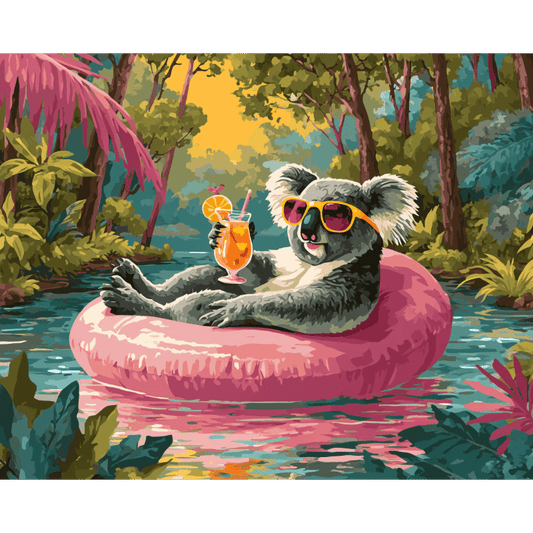 Malen nach Zahlen - Cooler Koala-Malen nach zahlen