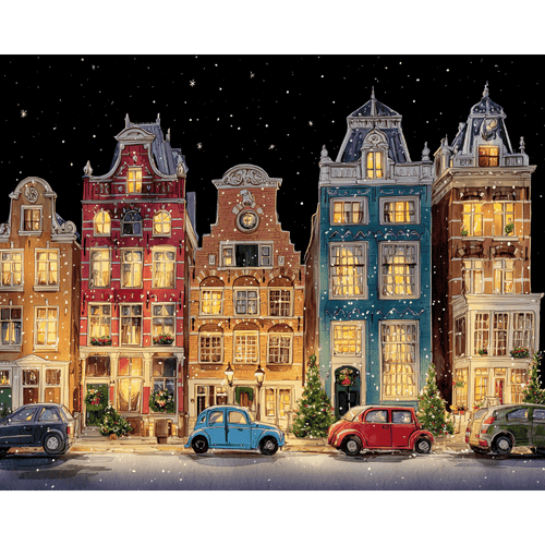 Malen nach Zahlen - Heiligabend in Amsterdam