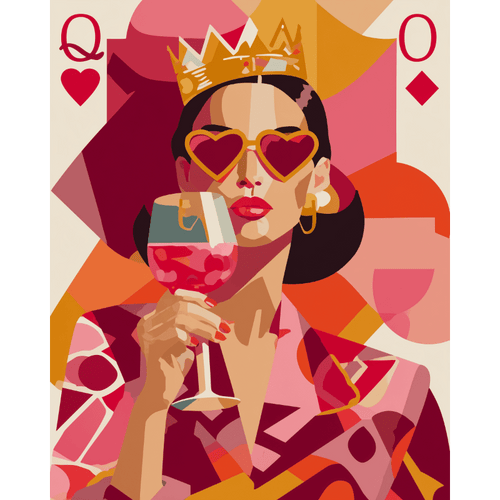 Malen nach Zahlen - Die Königin