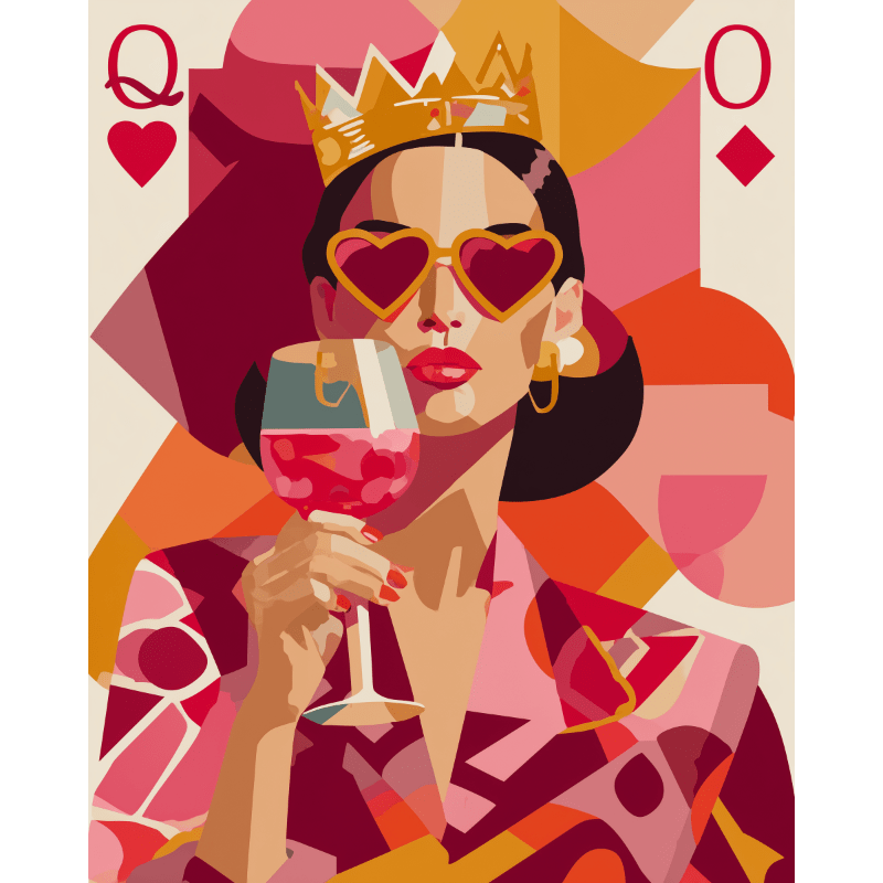 Malen nach Zahlen   Die Königin