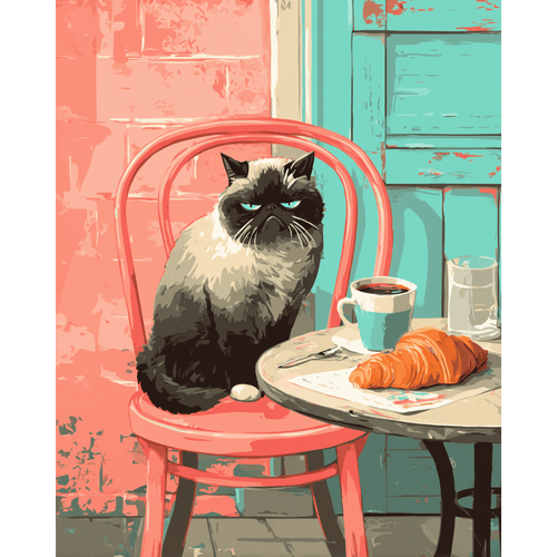 Malen nach Zahlen - Ein mürrischer Morgen