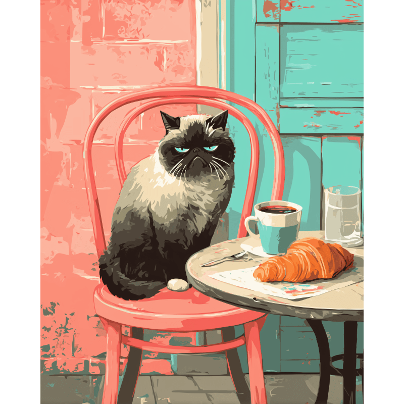 Malen nach Zahlen   Ein mürrischer Morgen