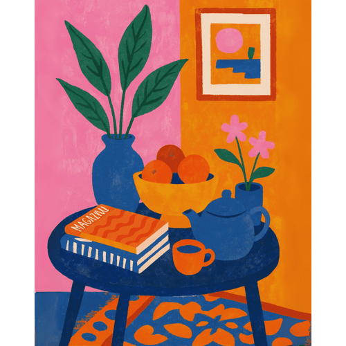 Malen nach Zahlen - Eine gemütliche Ecke