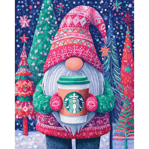 Malen nach Zahlen - Nordischer Wichtel