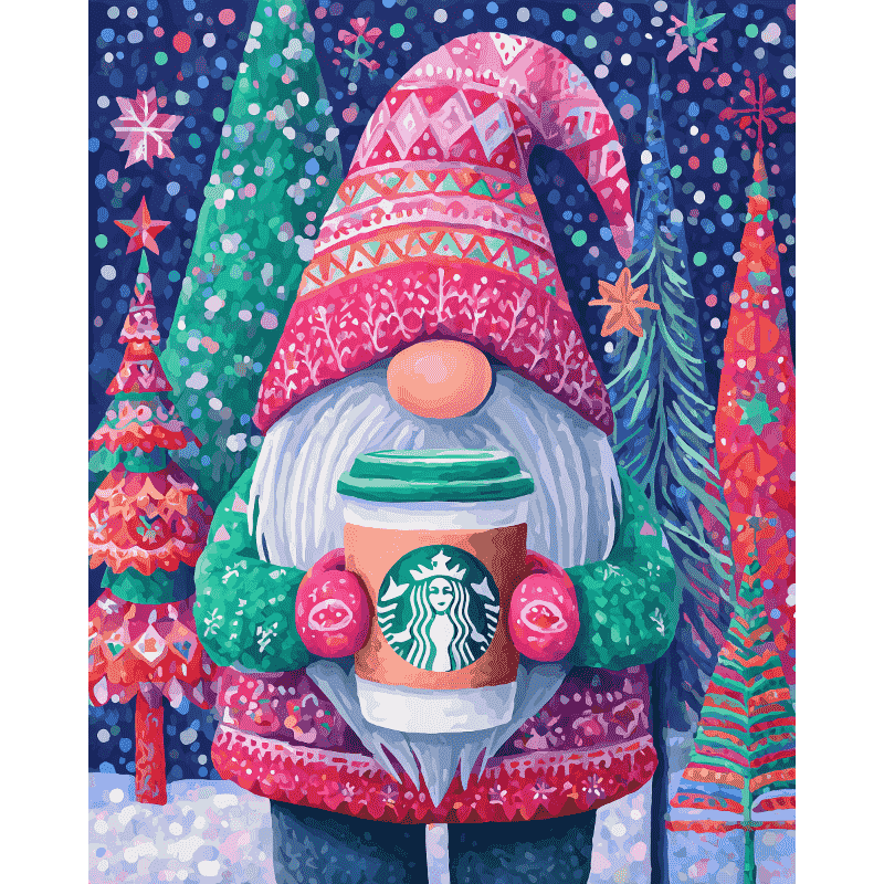 Malen nach Zahlen   Nordischer Wichtel