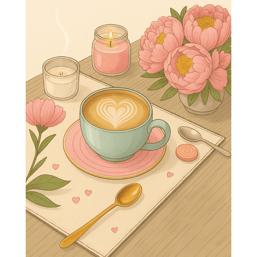 Malen nach Zahlen - Romantische Stimmung