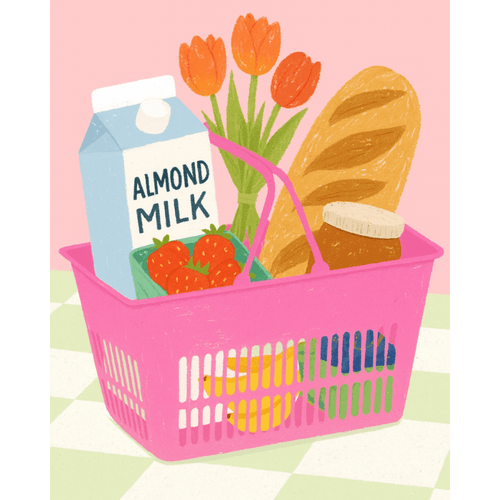 Malen nach Zahlen - Korb für Sie