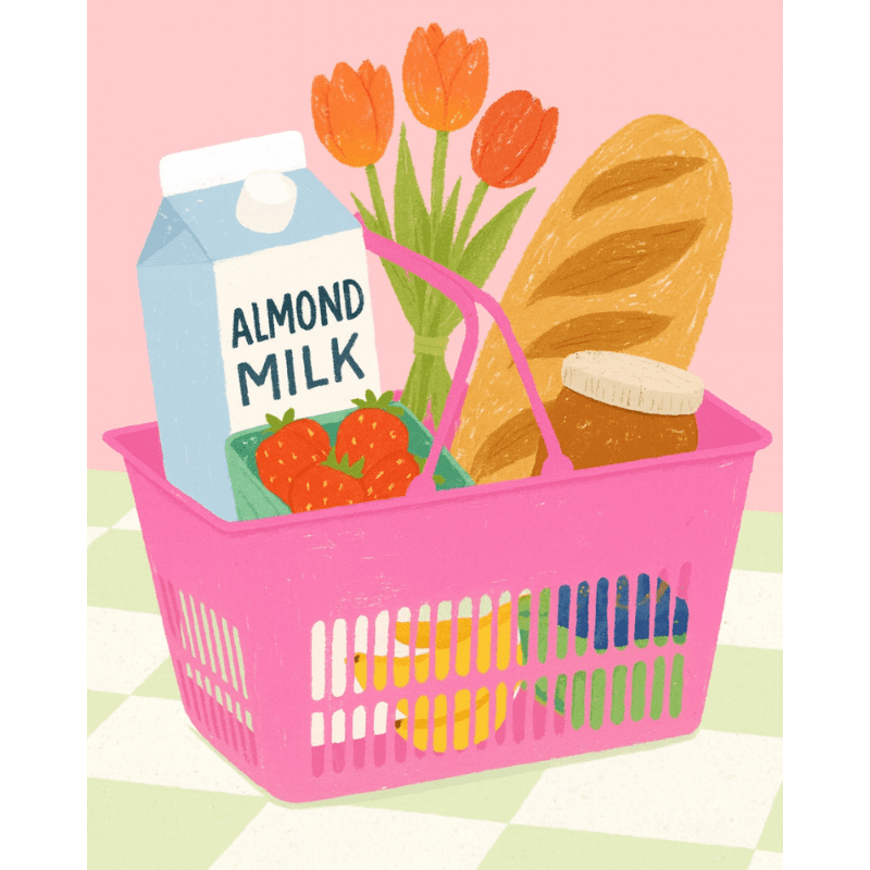 Malen nach Zahlen   Korb für Sie