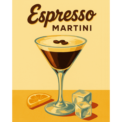 Malen nach Zahlen - Geschmack von Kaffee