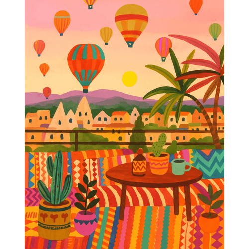 Malen nach Zahlen - Lebendiges Kappadokien