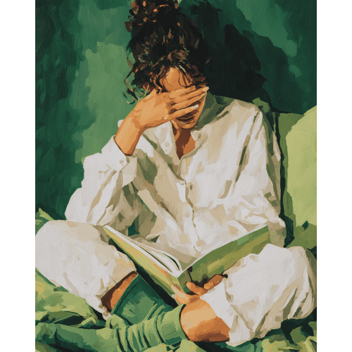 Malen nach Zahlen - Lesezeit