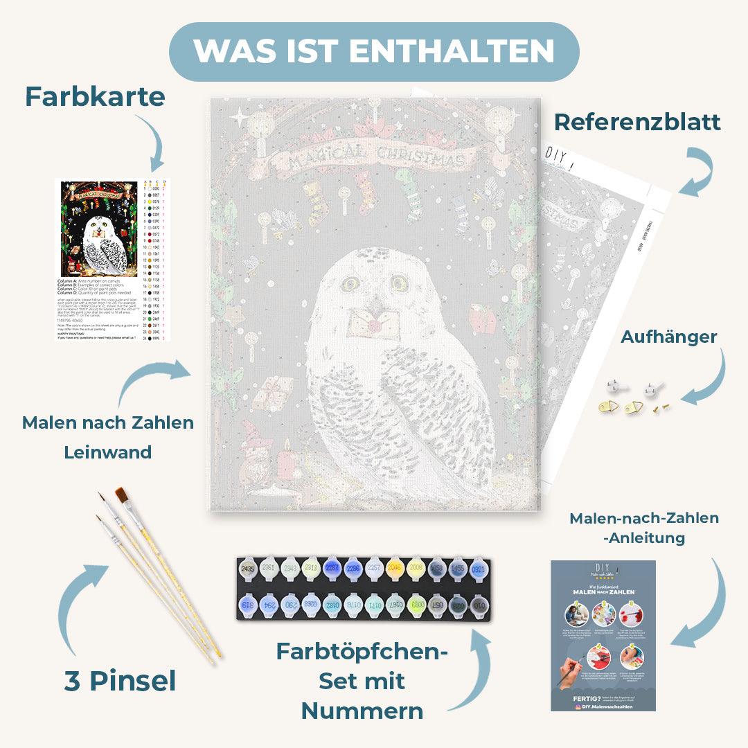 Malen nach Zahlen - Magisches Weihnachten – by Tiny Tami