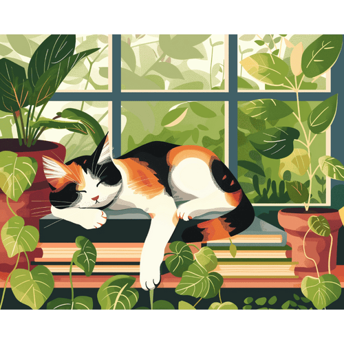 Malen nach Zahlen - Friedlicher Schlaf