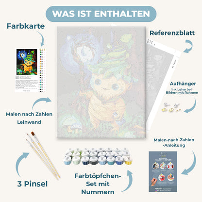 Malen nach Zahlen - Alraune-Druidin – by Tiny Tami