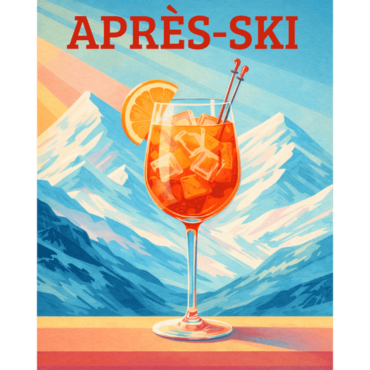Malen nach Zahlen - Après-Ski Aperol-Malen nach zahlen